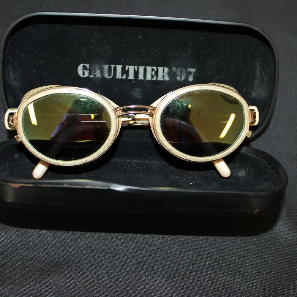 90s Vintage Jean Paul Gaultier Sunglasses 56-6201 Official Collectible Rare READ